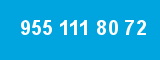 955 111 80 72